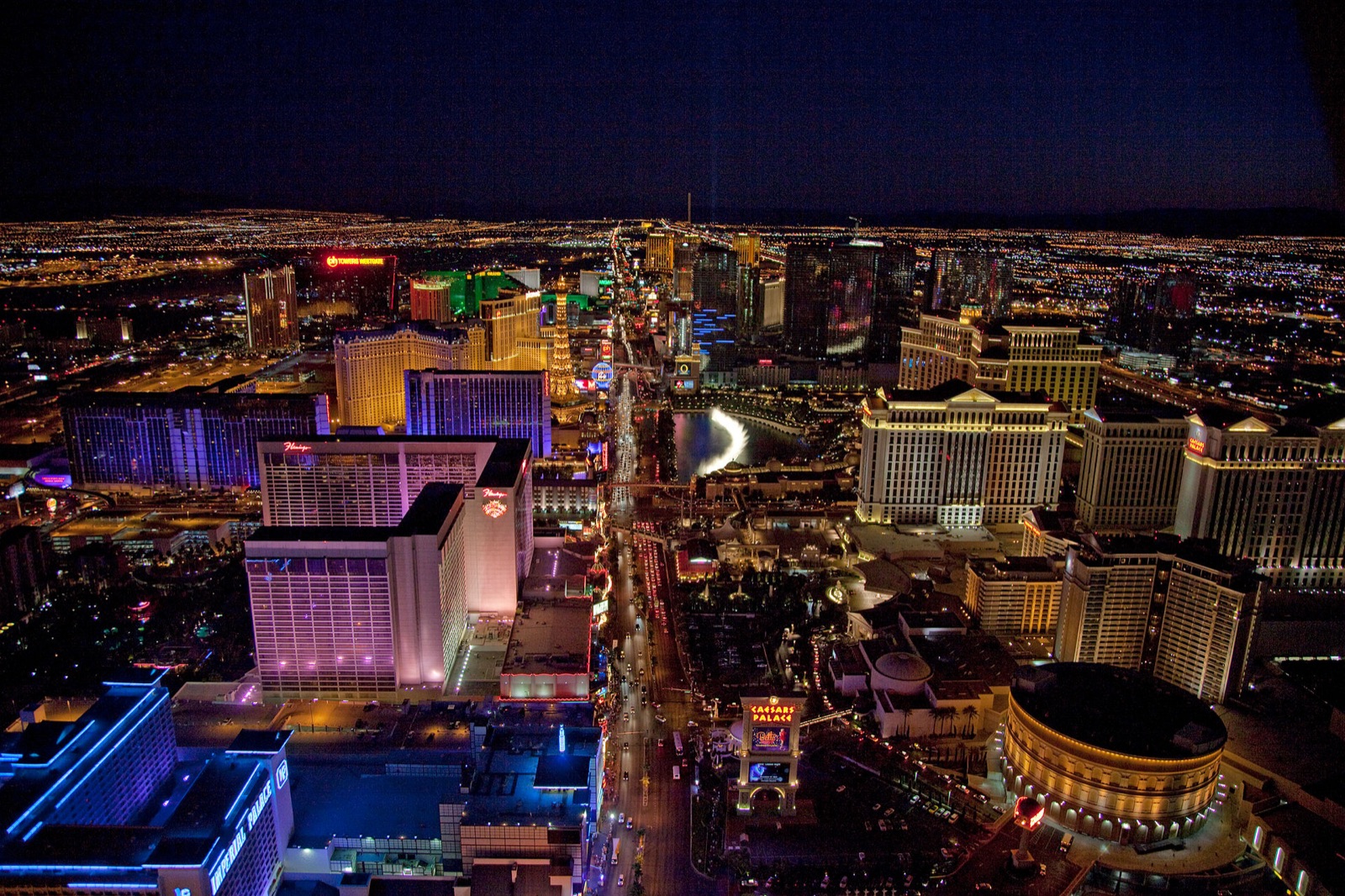 Las Vegas Strip at night